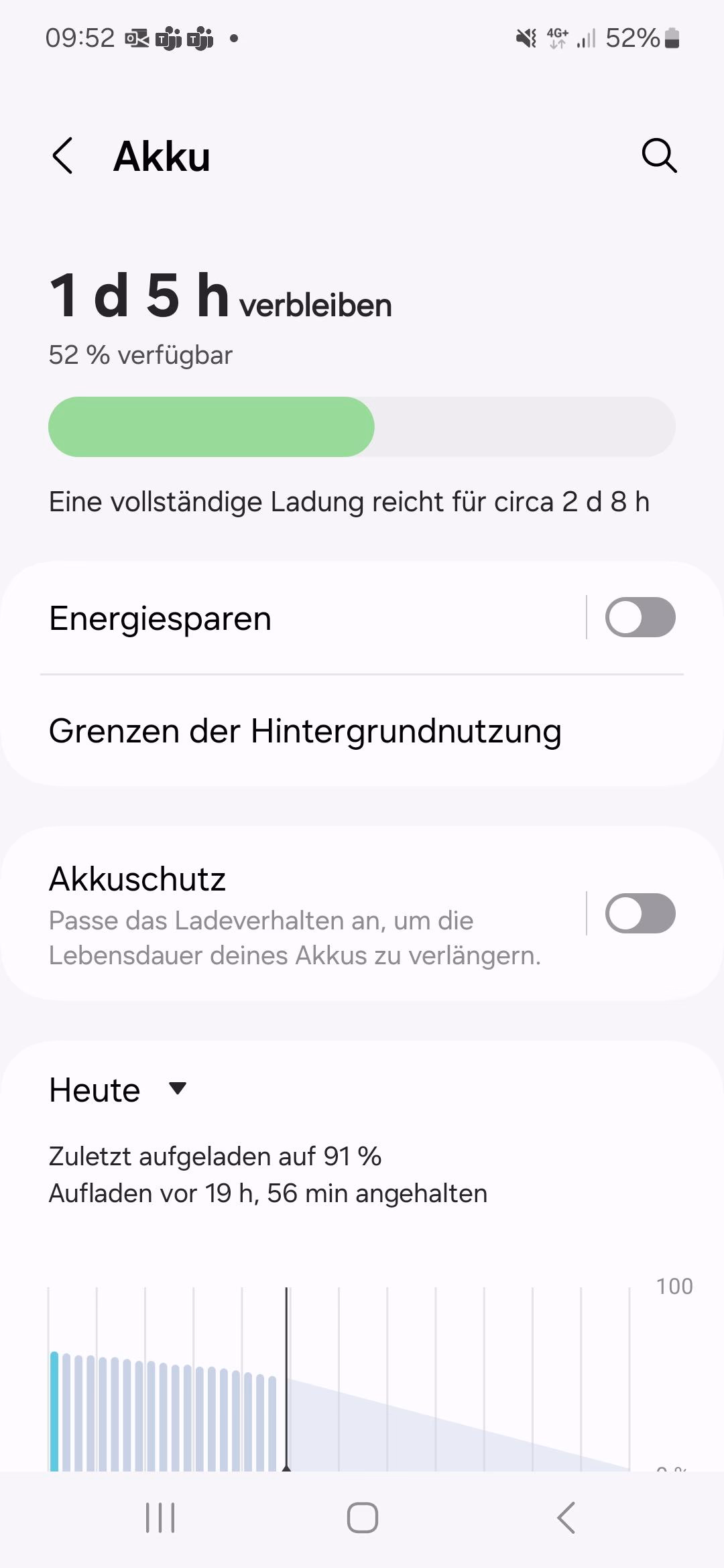Energieeinstellungen