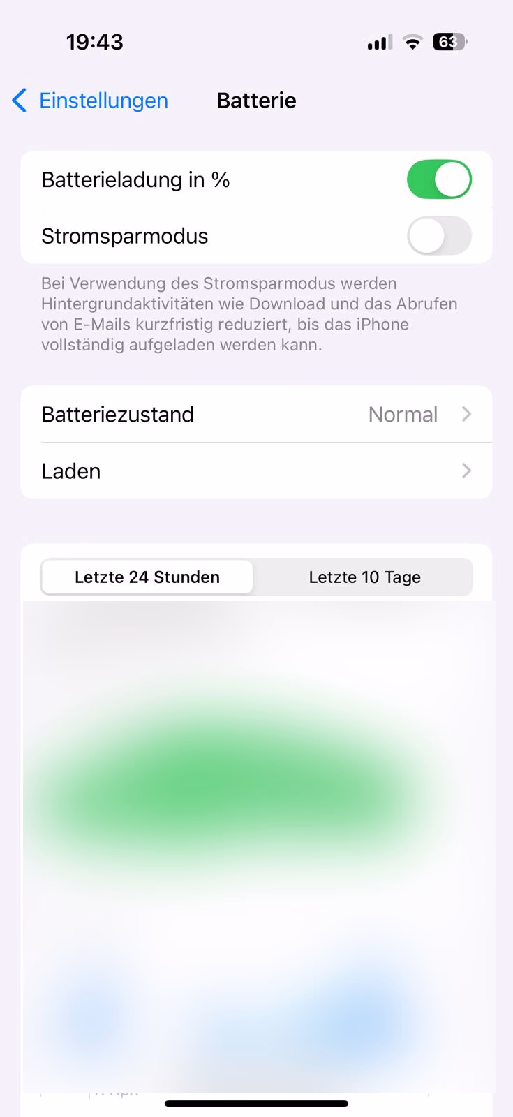 Energieeinstellungen
