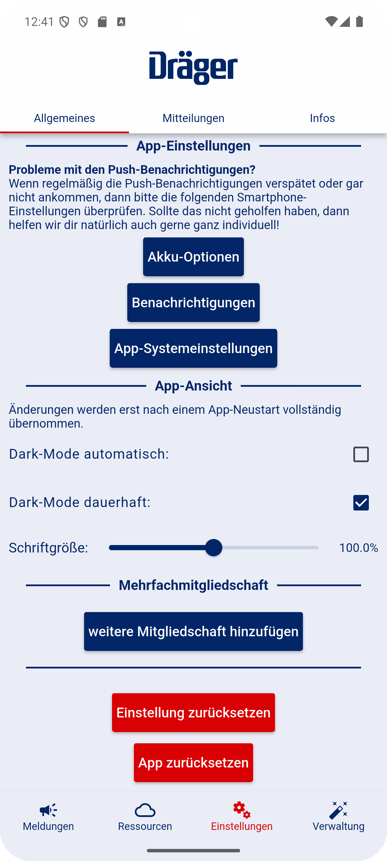 Darkmode-dauerhaft