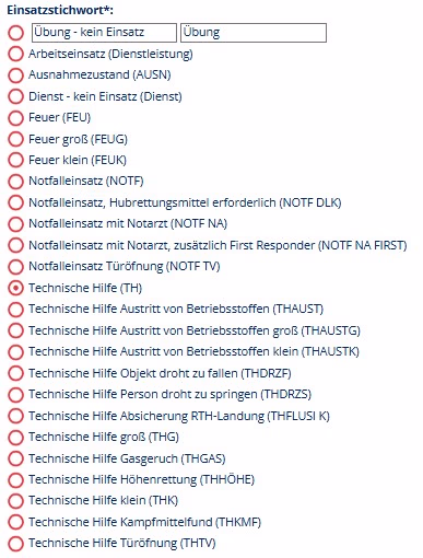 Einsatzplaner-Stichwort