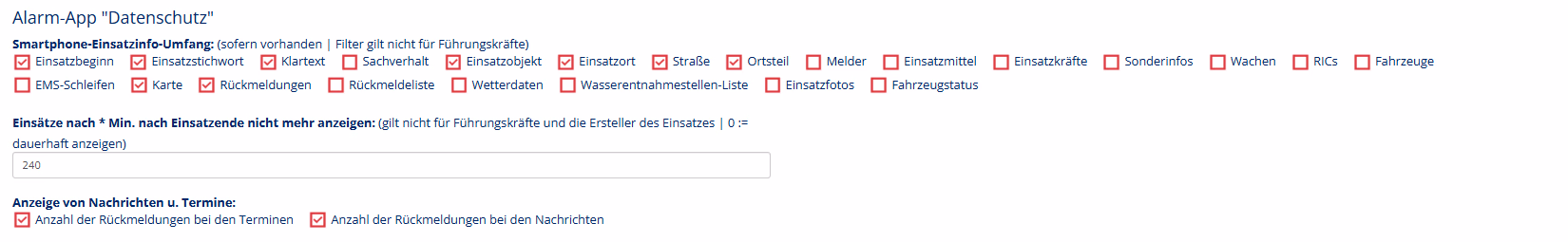 Alarm-App Datenschutz