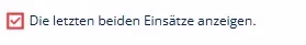 Einsatzhistorie