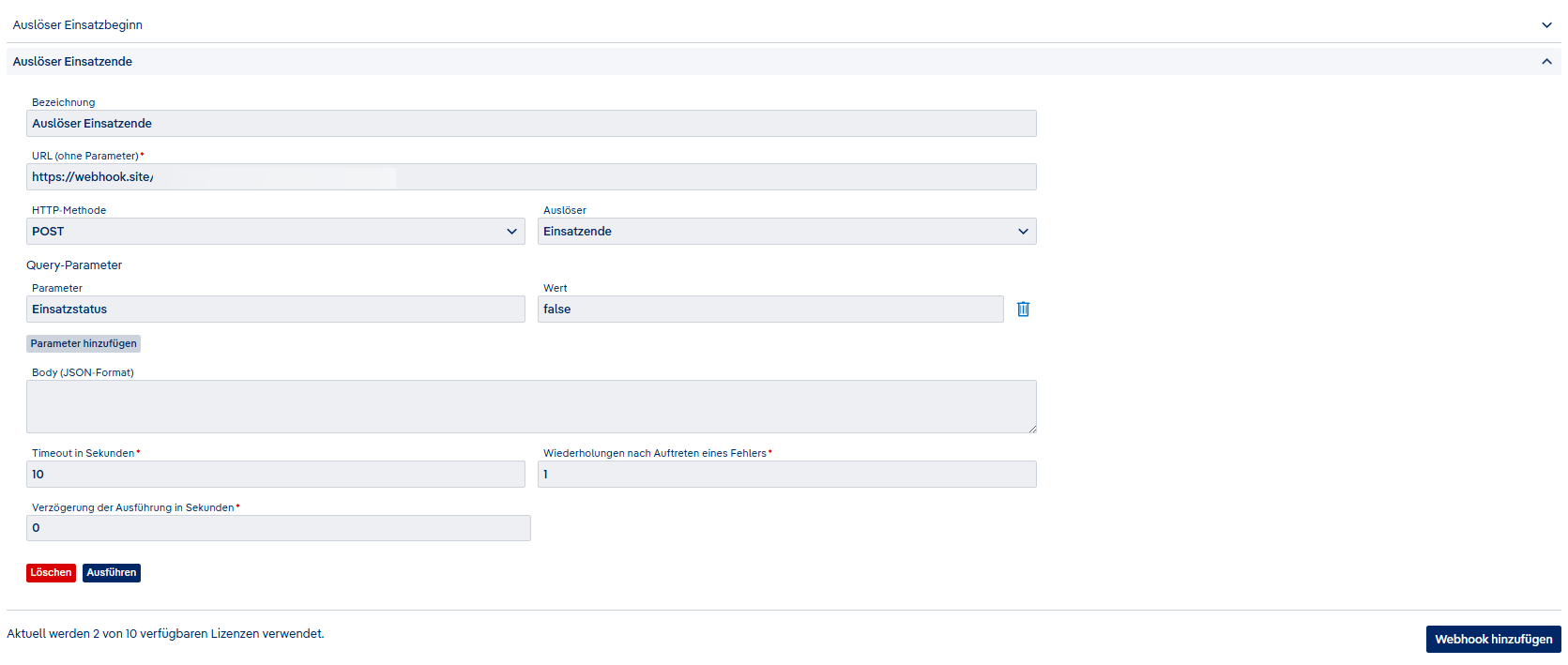 Webhook Trigger